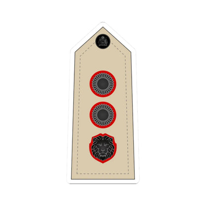 12. Malawi Army   COL (Malawi) (Military Rank) STICKER Vinyl Kiss-Cut Decal 2 Inch White - The Sticker Space