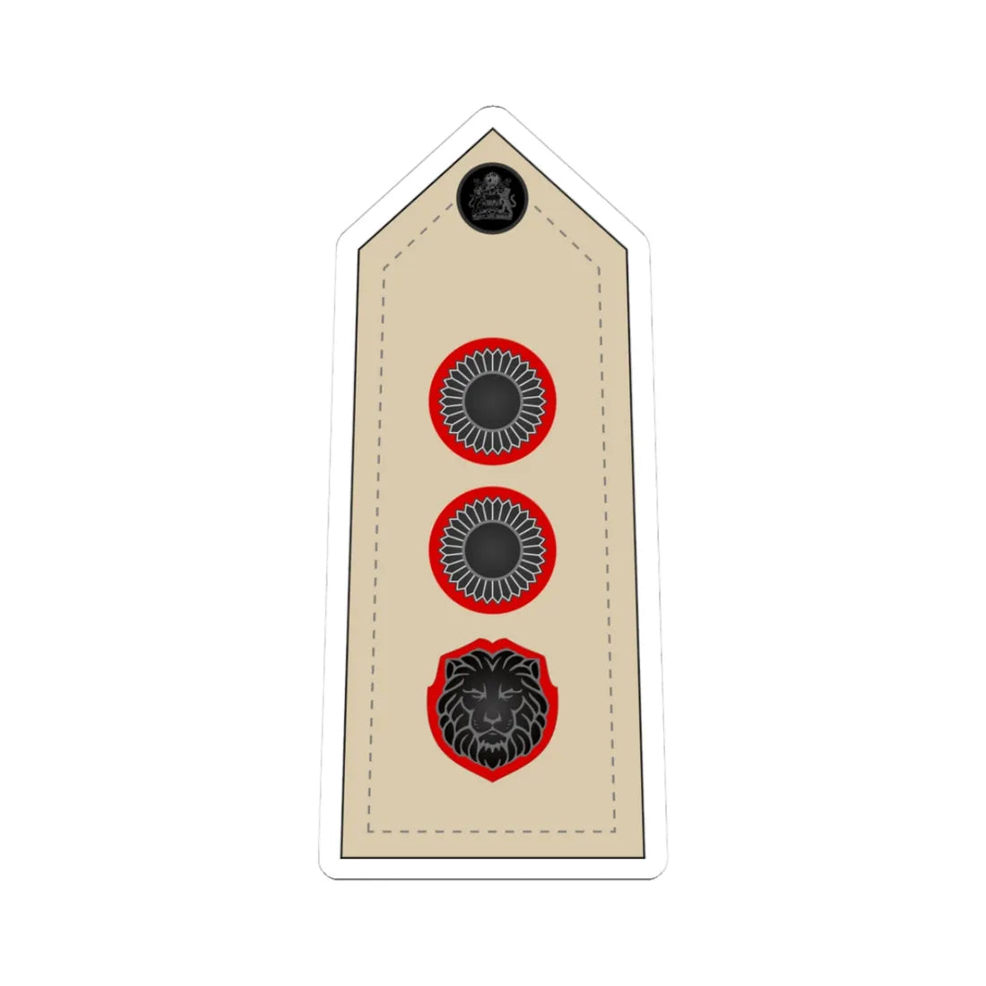 12. Malawi Army   COL (Malawi) (Military Rank) STICKER Vinyl Kiss-Cut Decal 3 Inch White - The Sticker Space