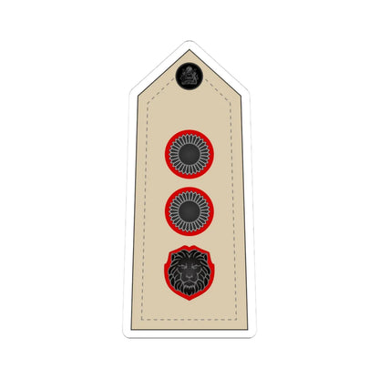 12. Malawi Army   COL (Malawi) (Military Rank) STICKER Vinyl Kiss-Cut Decal 3 Inch White - The Sticker Space
