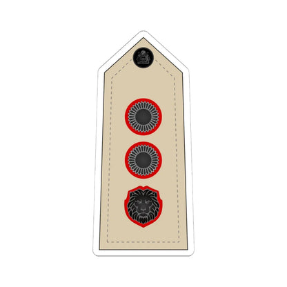 12. Malawi Army   COL (Malawi) (Military Rank) STICKER Vinyl Kiss-Cut Decal 6 Inch White - The Sticker Space