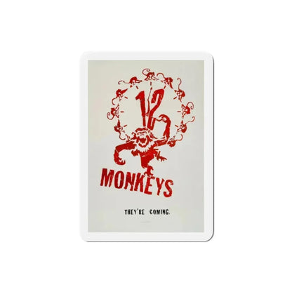 12 Monkeys 1995 Movie Poster Refrigerator Magnet 2 Inch - The Sticker Space