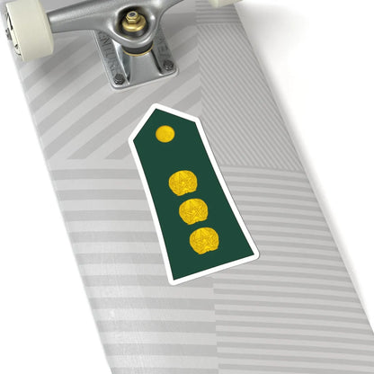 12 Moroccan Army CPT (Morocco) (Military Rank) STICKER Vinyl Kiss-Cut Decal - The Sticker Space