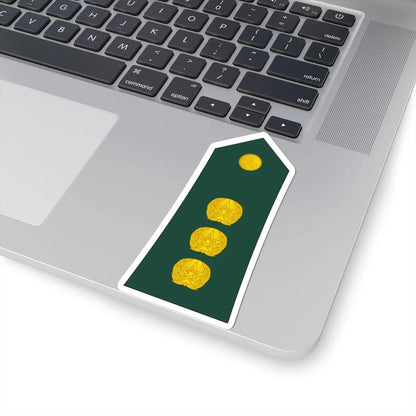 12 Moroccan Army CPT (Morocco) (Military Rank) STICKER Vinyl Kiss-Cut Decal - The Sticker Space