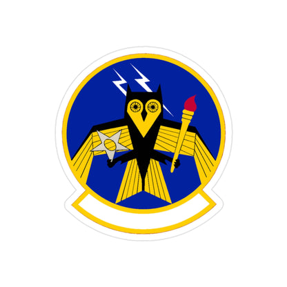 12 Operations Support Squadron AETC (U.S. Air Force) REVERSE PRINT Transparent STICKER-2" × 2"-The Sticker Space