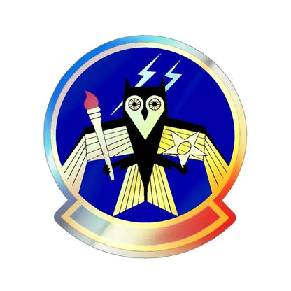 12 Operations Support Squadron AETC (U.S. Air Force) Holographic STICKER Die-Cut Vinyl Decal 4 Inch Holographic - The Sticker Space