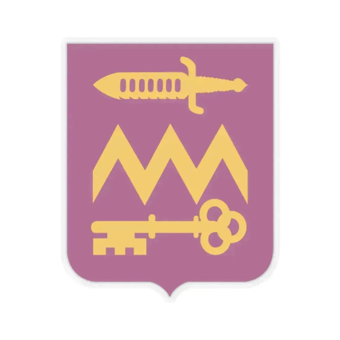 12 Ordnance Battalion 2 (U.S. Army) STICKER Vinyl Kiss-Cut Decal 2 Inch Transparent - The Sticker Space