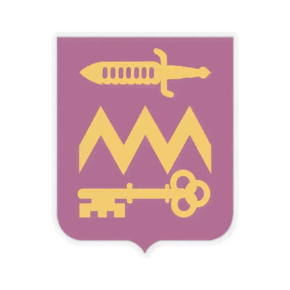 12 Ordnance Battalion 2 (U.S. Army) STICKER Vinyl Kiss-Cut Decal 2 Inch Transparent - The Sticker Space