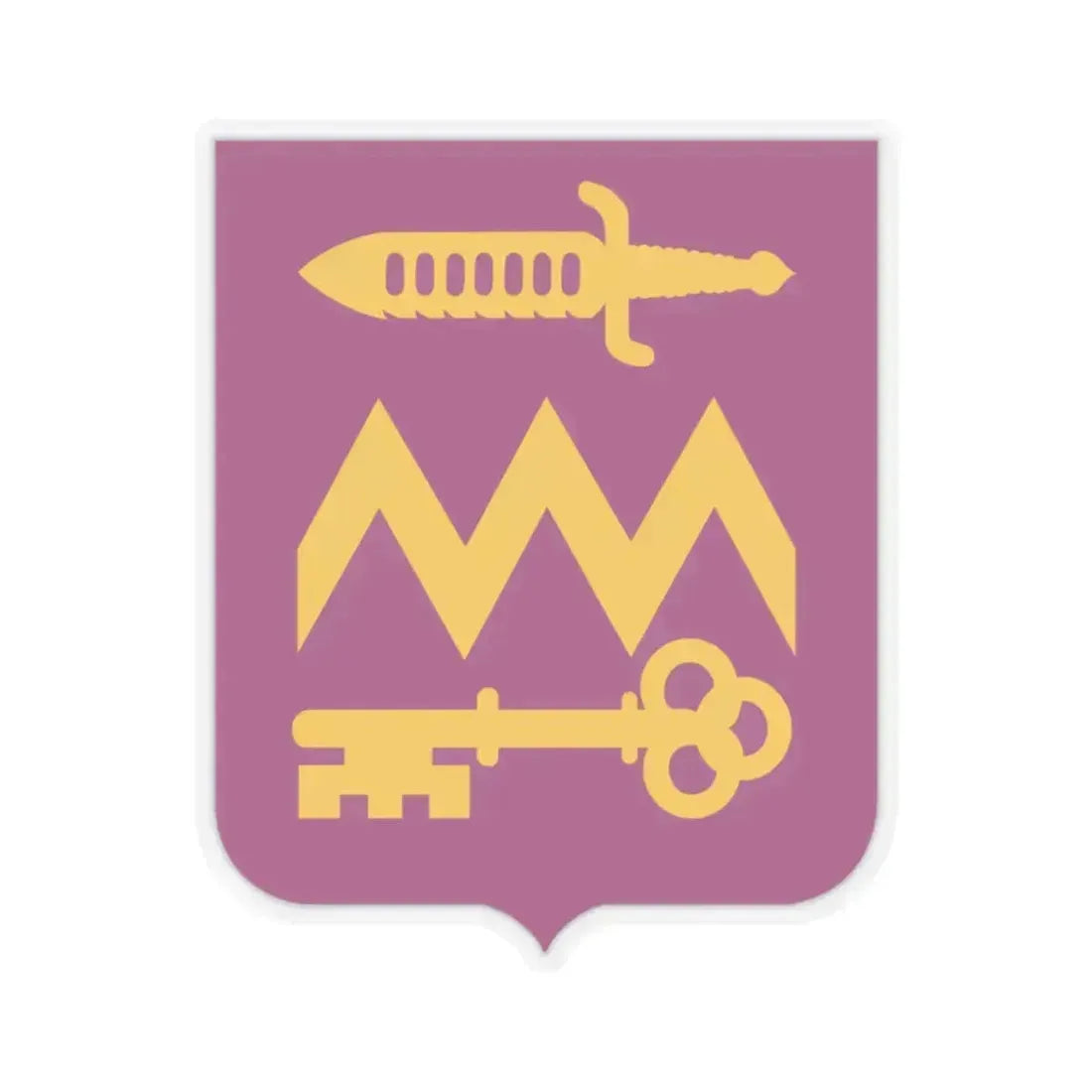 12 Ordnance Battalion 2 (U.S. Army) STICKER Vinyl Kiss-Cut Decal 3 Inch Transparent - The Sticker Space