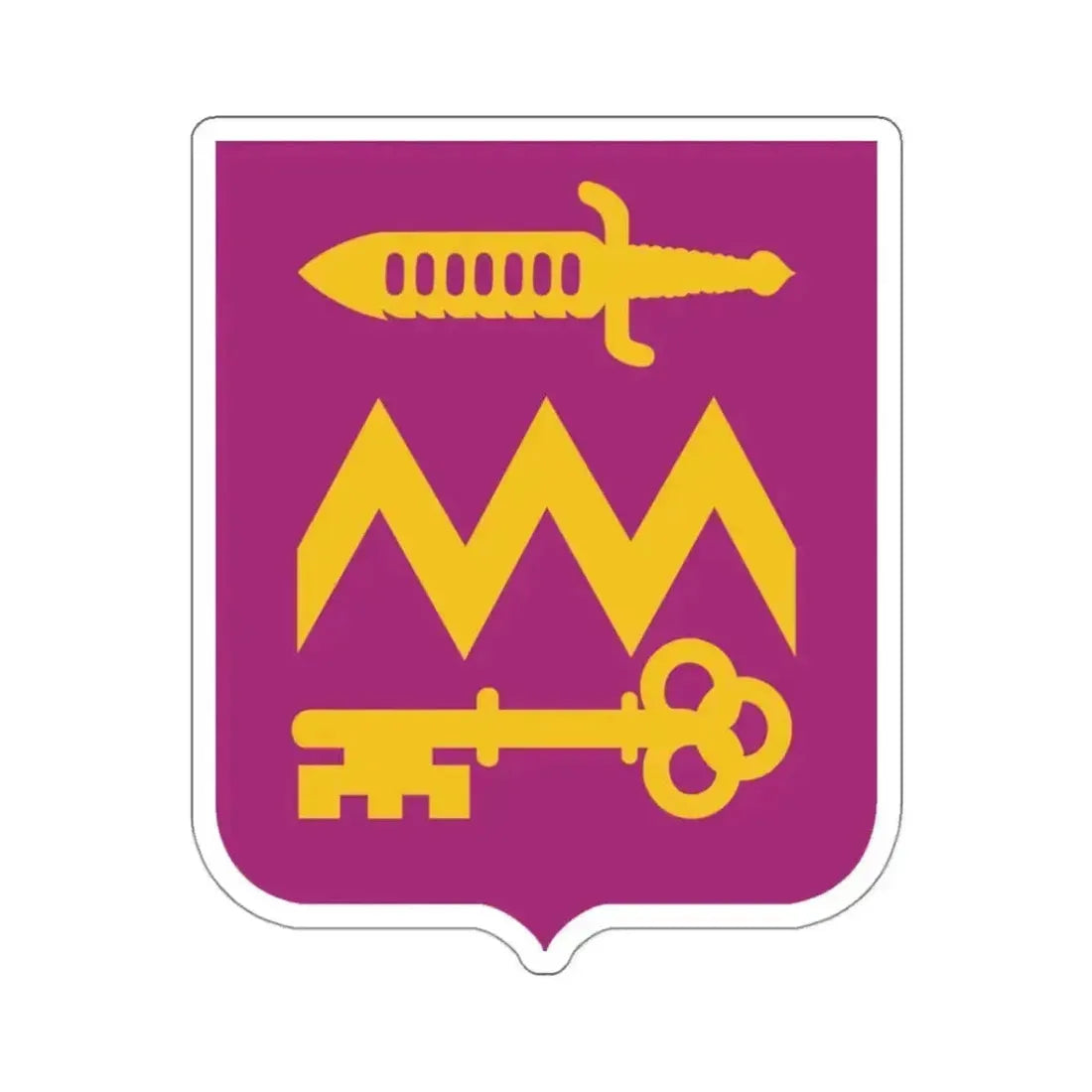 12 Ordnance Battalion 2 (U.S. Army) STICKER Vinyl Kiss-Cut Decal 3 Inch White - The Sticker Space