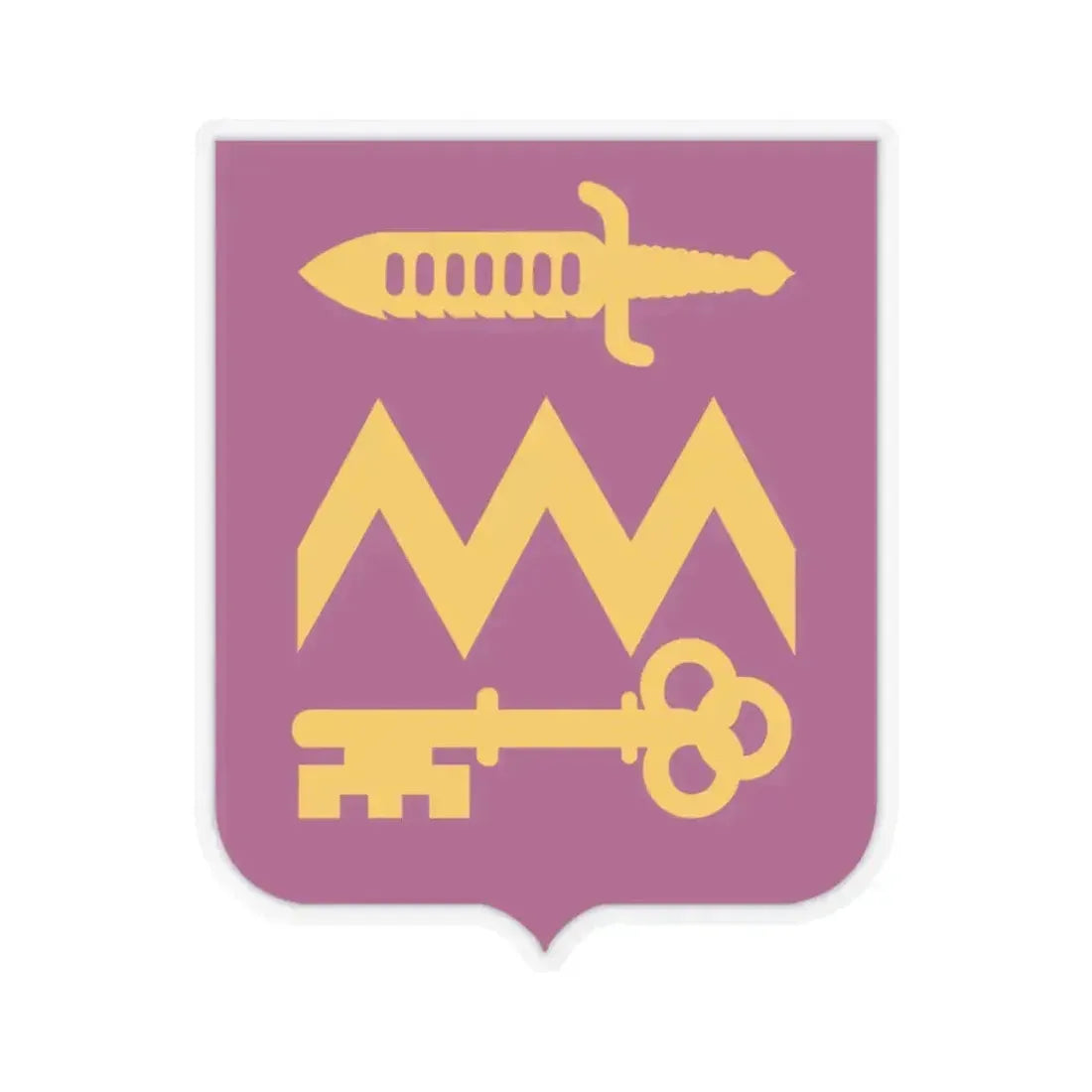 12 Ordnance Battalion 2 (U.S. Army) STICKER Vinyl Kiss-Cut Decal 4 Inch Transparent - The Sticker Space