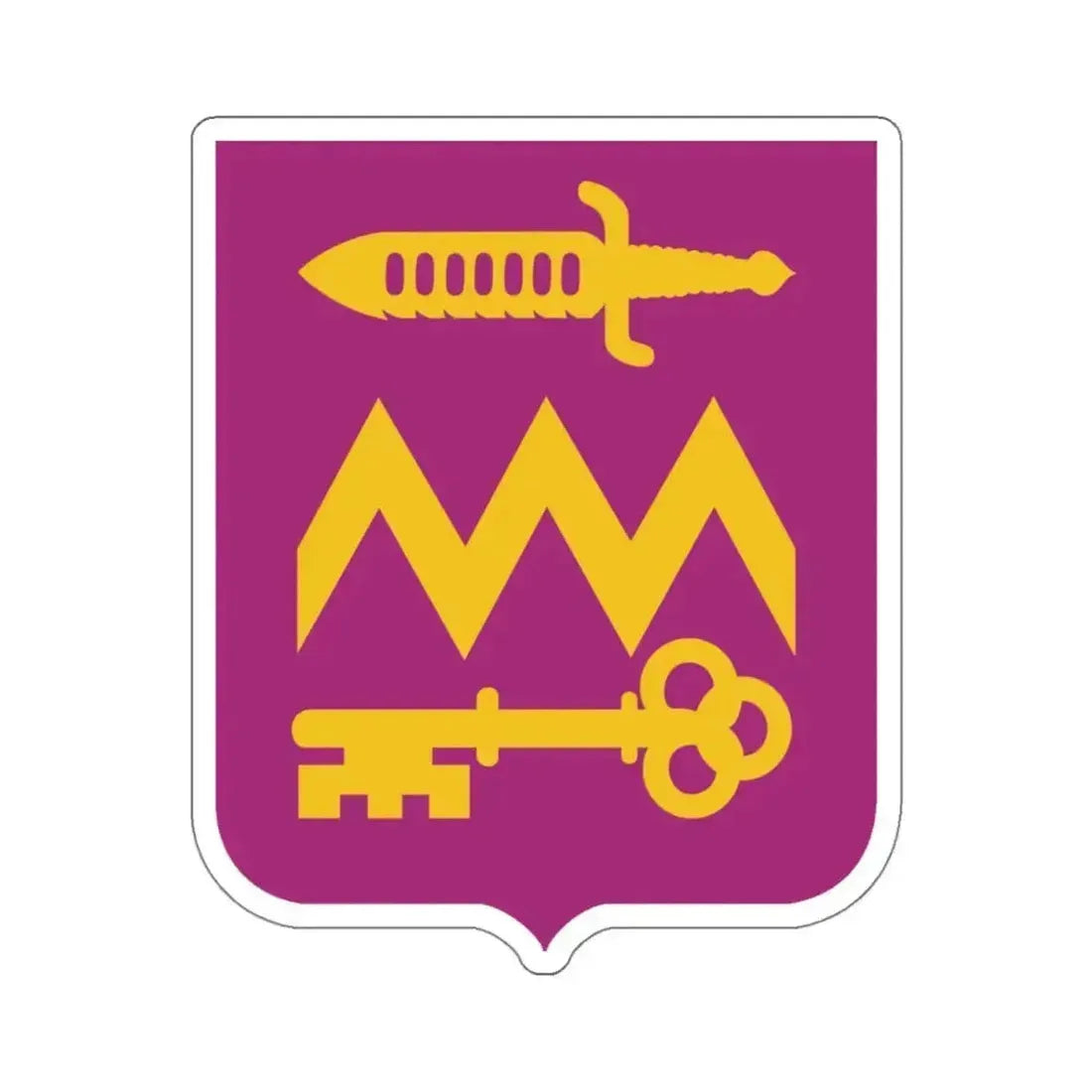 12 Ordnance Battalion 2 (U.S. Army) STICKER Vinyl Kiss-Cut Decal 4 Inch White - The Sticker Space