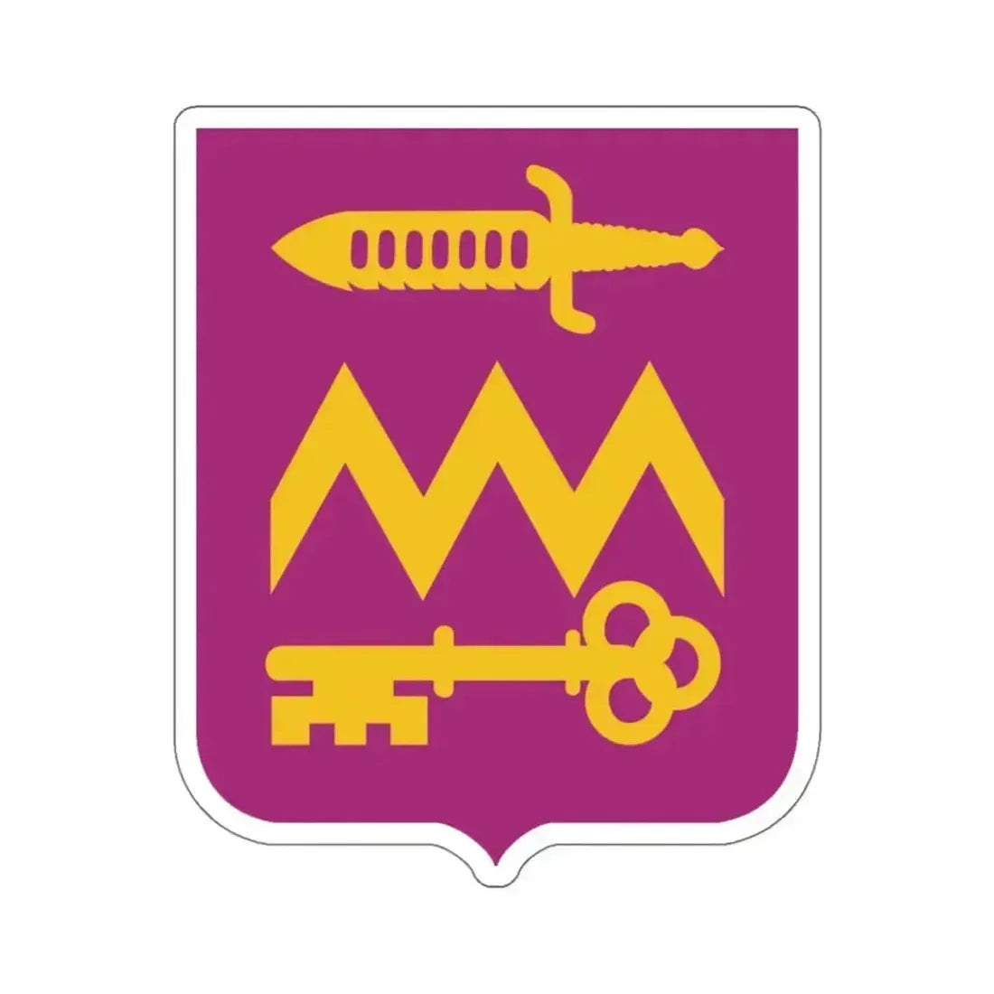 12 Ordnance Battalion 2 (U.S. Army) STICKER Vinyl Kiss-Cut Decal 6 Inch White - The Sticker Space