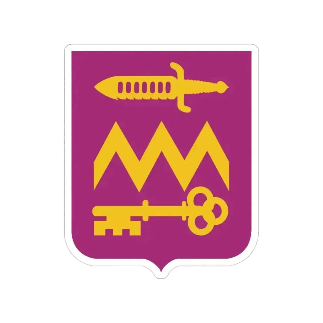 12 Ordnance Battalion 2 (U.S. Army) Transparent STICKER Die-Cut Vinyl Decal 3 Inch - The Sticker Space