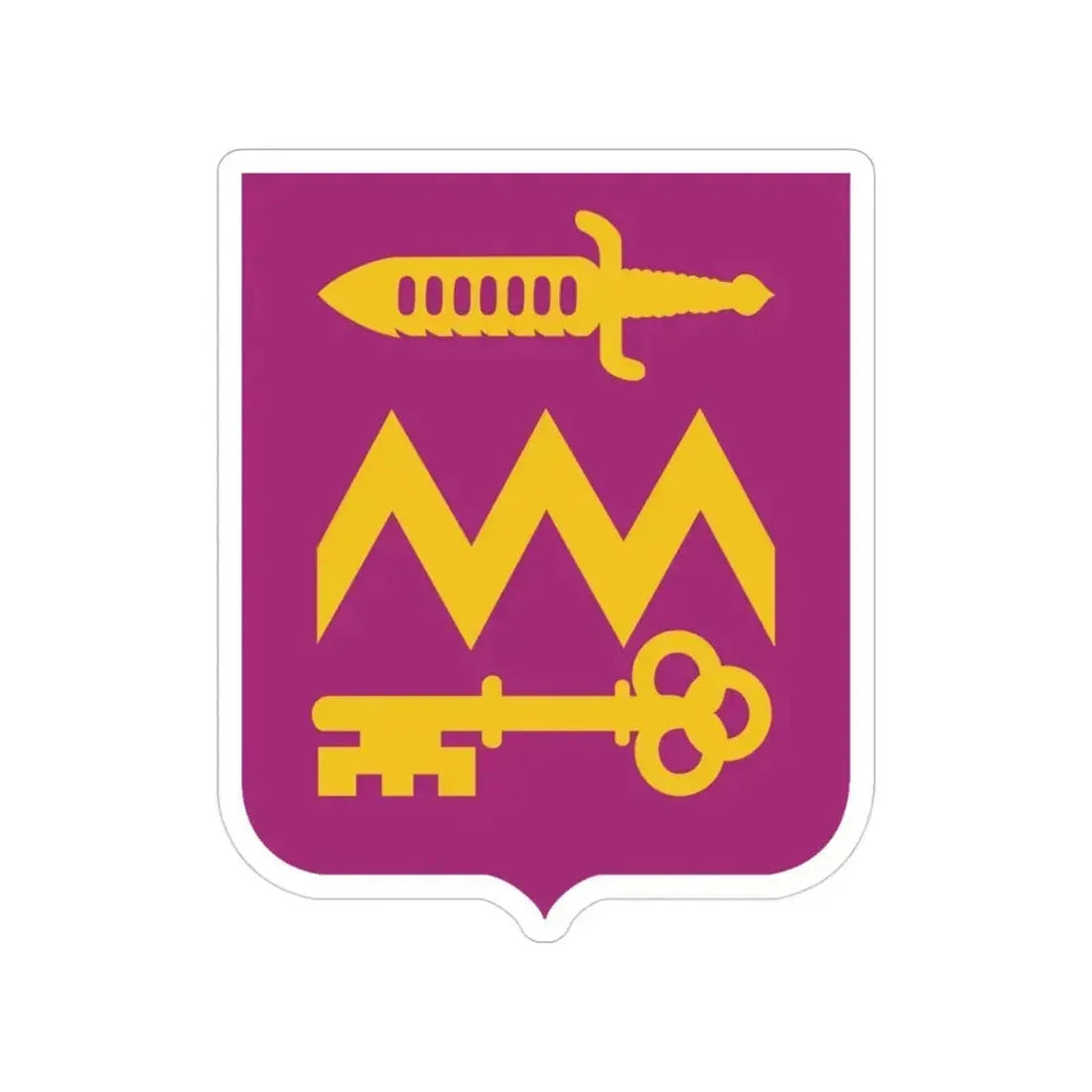 12 Ordnance Battalion 2 (U.S. Army) Transparent STICKER Die-Cut Vinyl Decal 3 Inch - The Sticker Space