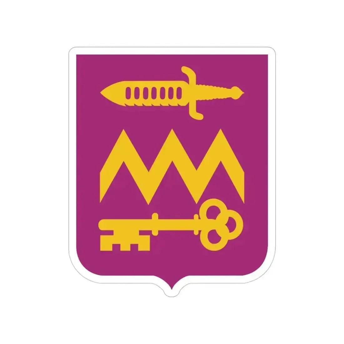 12 Ordnance Battalion 2 (U.S. Army) Transparent STICKER Die-Cut Vinyl Decal 4 Inch - The Sticker Space