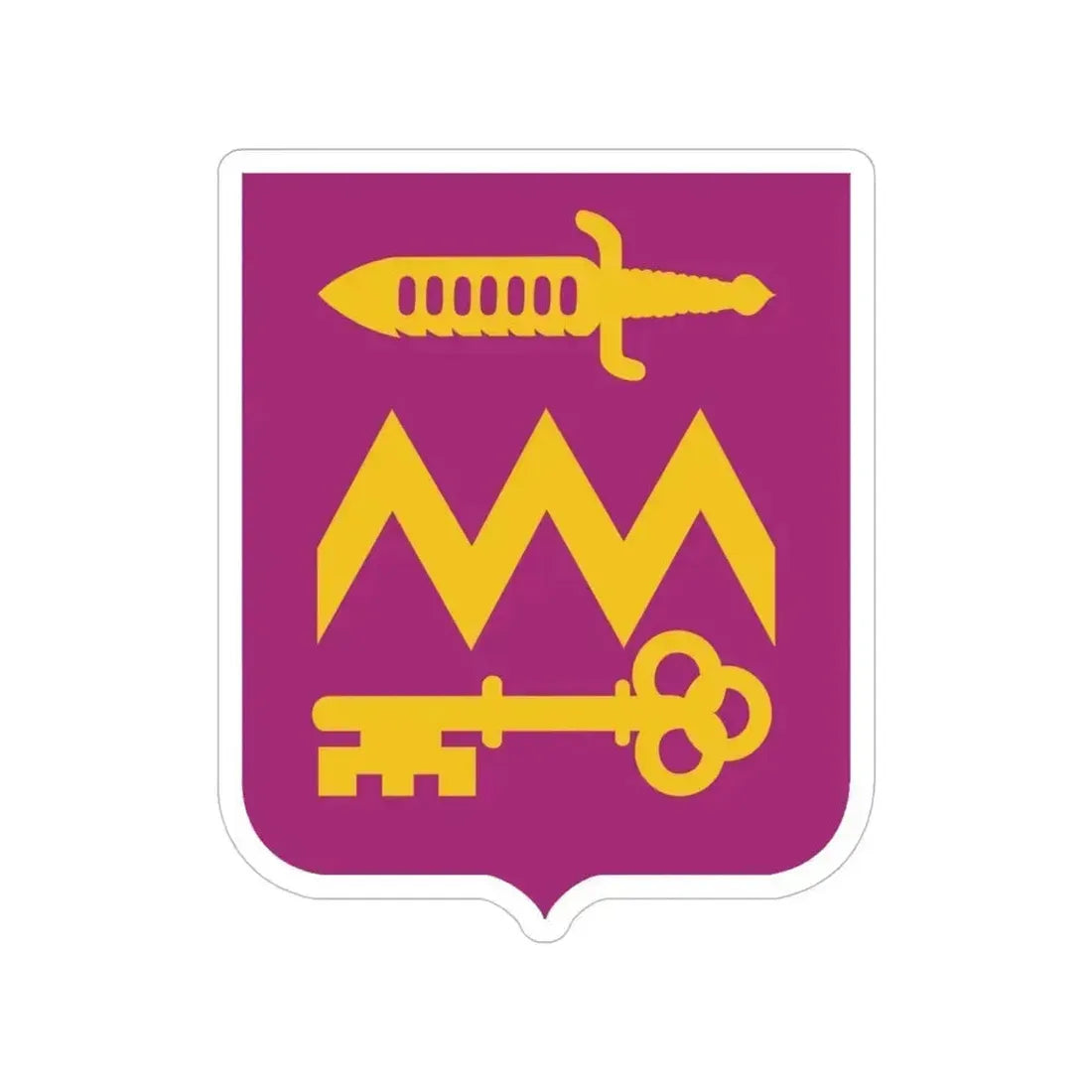 12 Ordnance Battalion 2 (U.S. Army) Transparent STICKER Die-Cut Vinyl Decal 5 Inch - The Sticker Space