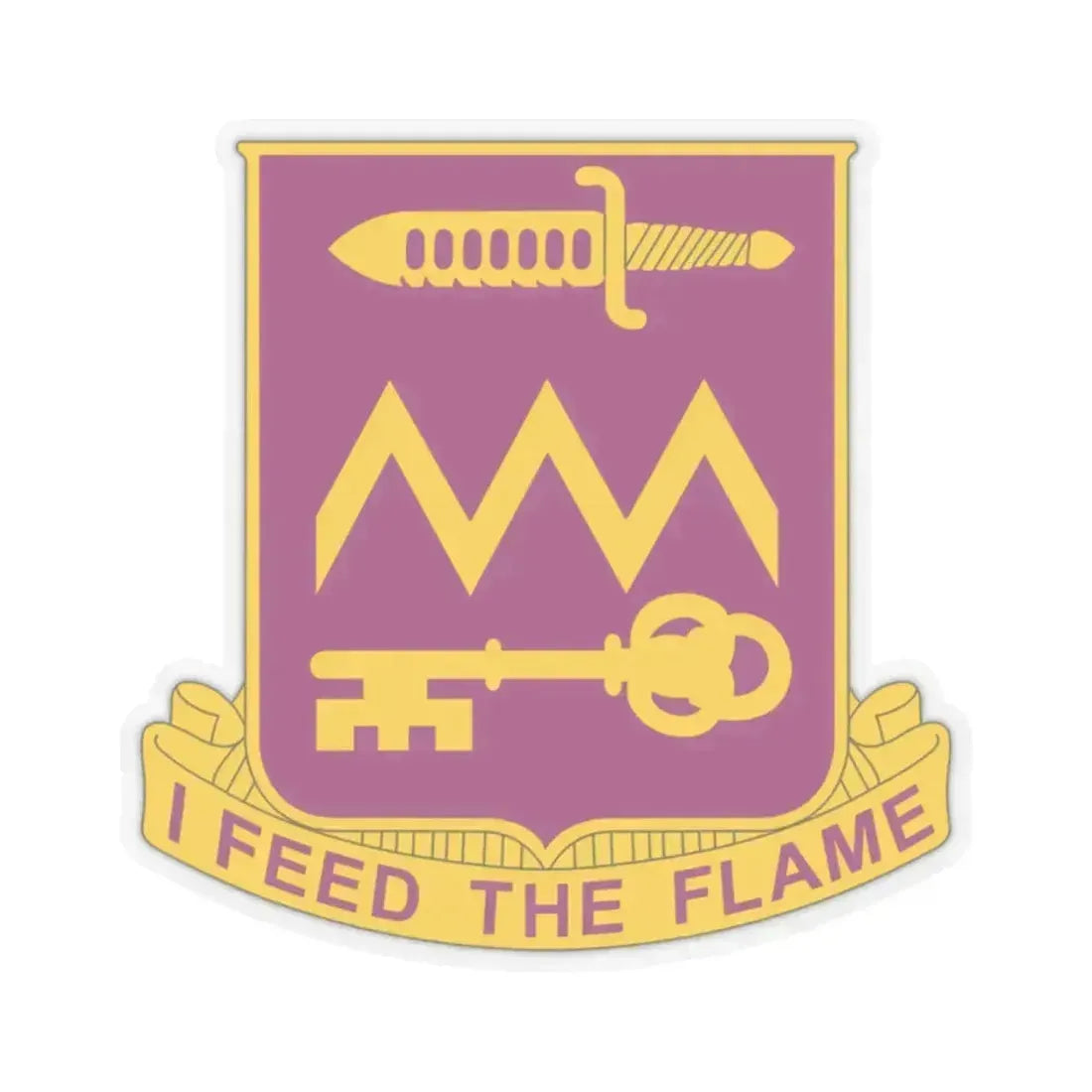 12 Ordnance Battalion (U.S. Army) STICKER Vinyl Kiss-Cut Decal 2 Inch Transparent - The Sticker Space