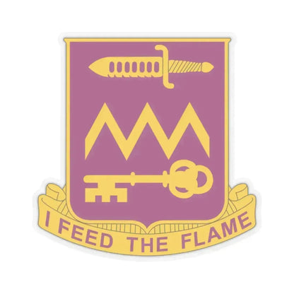 12 Ordnance Battalion (U.S. Army) STICKER Vinyl Kiss-Cut Decal 2 Inch Transparent - The Sticker Space