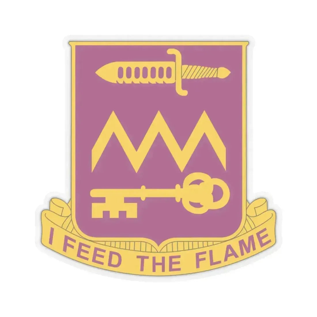 12 Ordnance Battalion (U.S. Army) STICKER Vinyl Kiss-Cut Decal 3 Inch Transparent - The Sticker Space