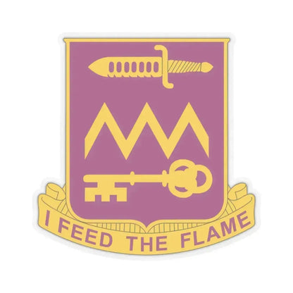 12 Ordnance Battalion (U.S. Army) STICKER Vinyl Kiss-Cut Decal 3 Inch Transparent - The Sticker Space