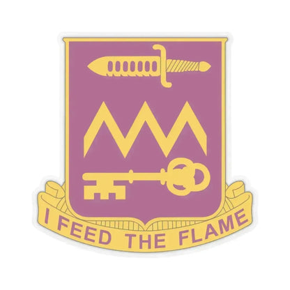 12 Ordnance Battalion (U.S. Army) STICKER Vinyl Kiss-Cut Decal 4 Inch Transparent - The Sticker Space