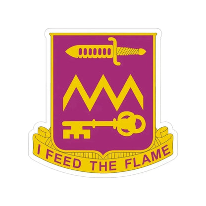 12 Ordnance Battalion (U.S. Army) Transparent STICKER Die-Cut Vinyl Decal 3 Inch - The Sticker Space