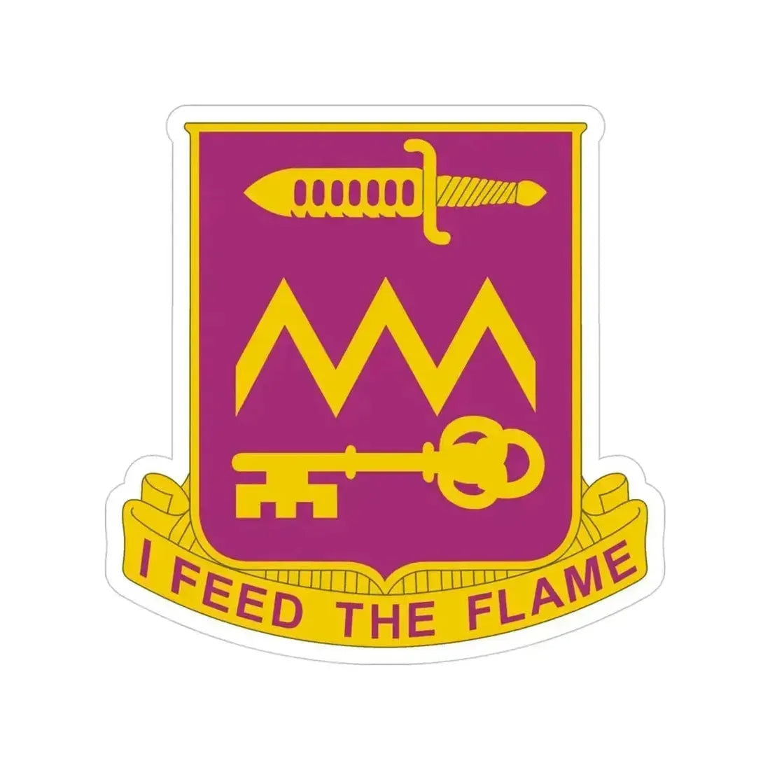 12 Ordnance Battalion (U.S. Army) Transparent STICKER Die-Cut Vinyl Decal 4 Inch - The Sticker Space