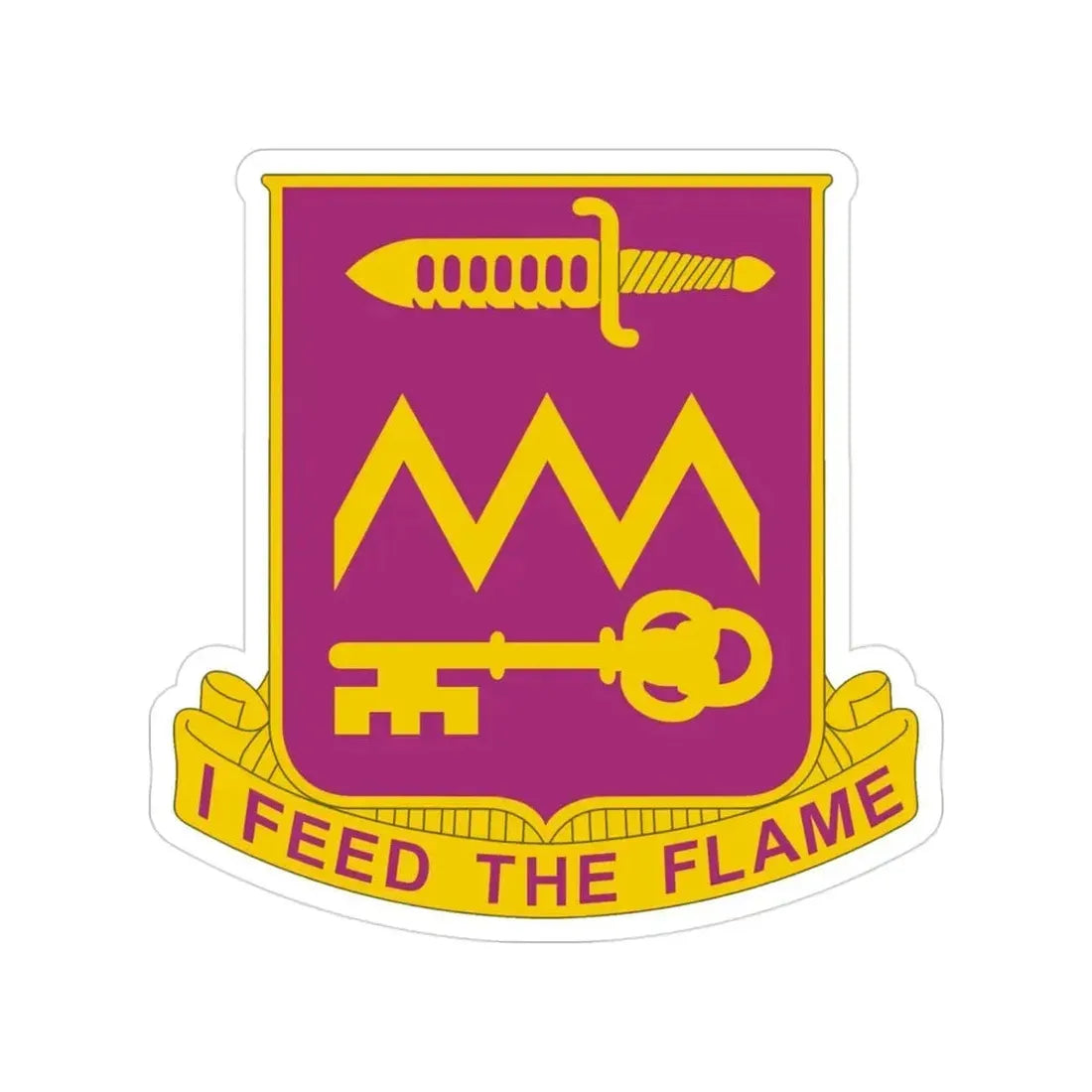 12 Ordnance Battalion (U.S. Army) Transparent STICKER Die-Cut Vinyl Decal - The Sticker Space