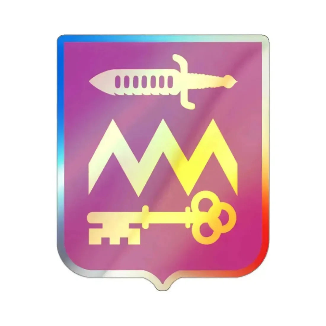 12 Ordnance Battalion v2 (U.S. Army) Holographic STICKER Die-Cut Vinyl Decal - The Sticker Space