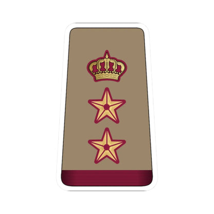 12. QELF COL (Qatar) (Military Rank) STICKER Vinyl Kiss-Cut Decal 2 Inch White - The Sticker Space