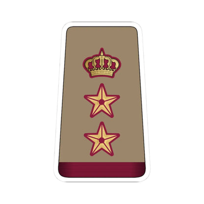 12. QELF COL (Qatar) (Military Rank) STICKER Vinyl Kiss-Cut Decal 3 Inch White - The Sticker Space