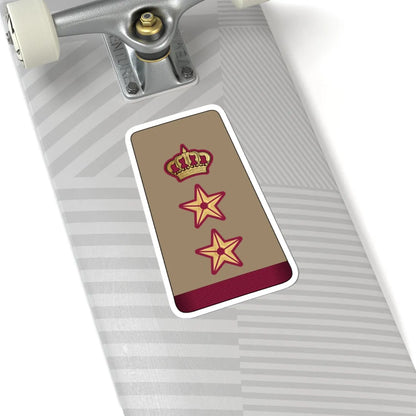 12. QELF COL (Qatar) (Military Rank) STICKER Vinyl Kiss-Cut Decal - The Sticker Space