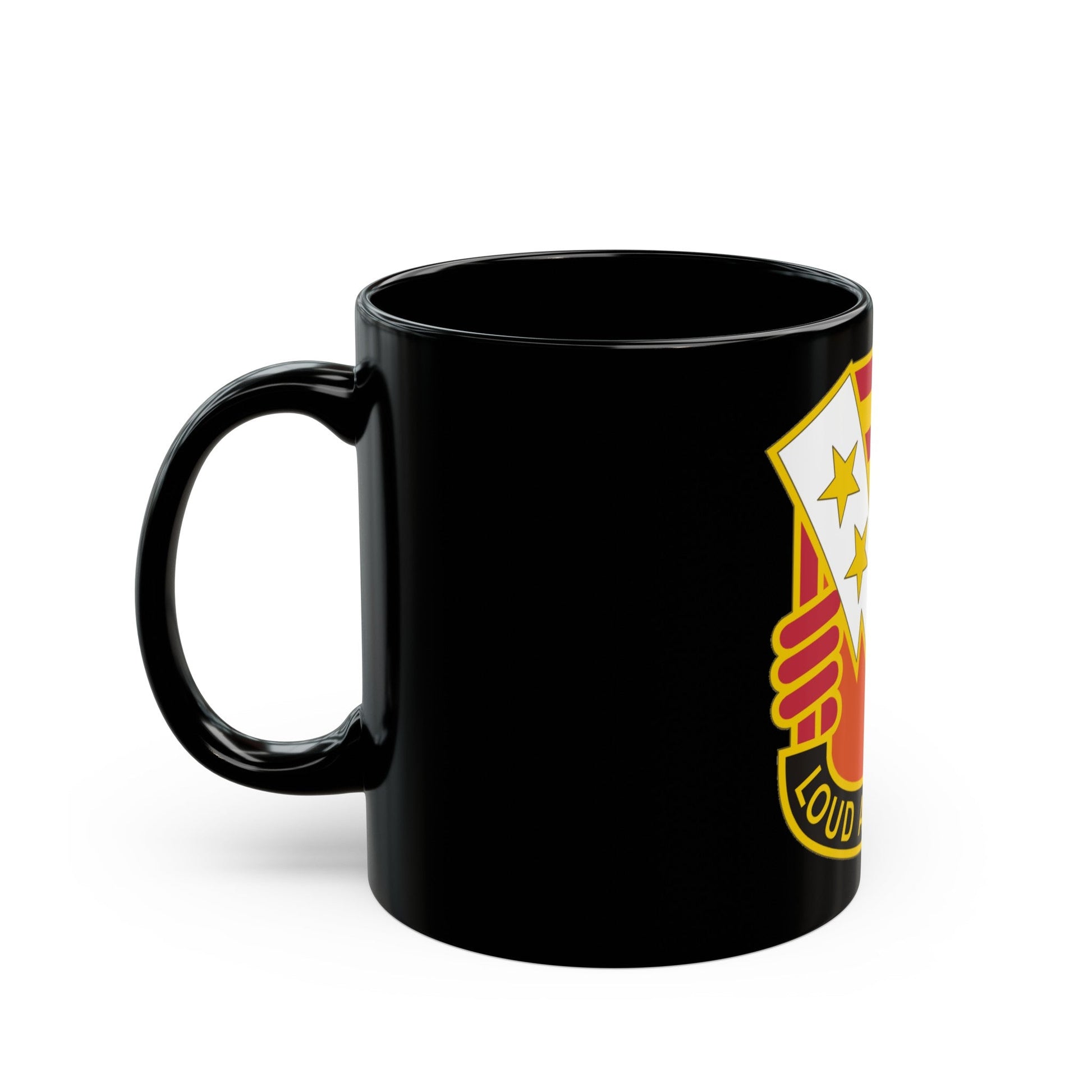 12 Signal Group (U.S. Army) Black Coffee Mug-The Sticker Space