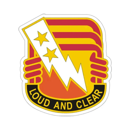 12 Signal Group (U.S. Army) STICKER Vinyl Kiss-Cut Decal 2 Inch White - The Sticker Space