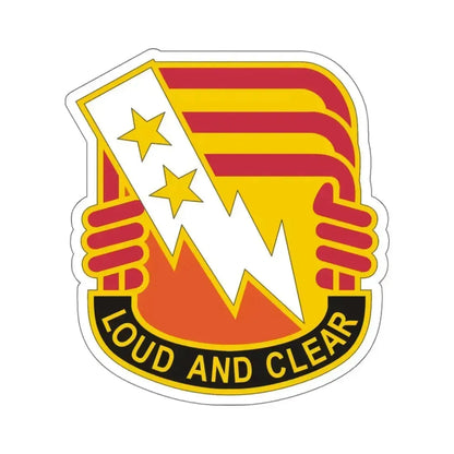 12 Signal Group (U.S. Army) STICKER Vinyl Kiss-Cut Decal 6 Inch White - The Sticker Space