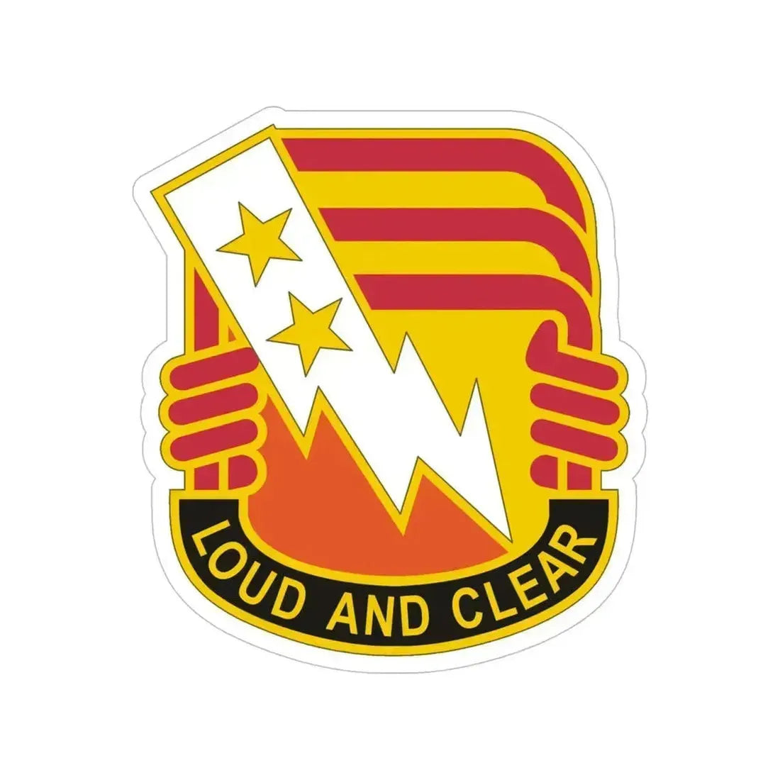 12 Signal Group (U.S. Army) Transparent STICKER Die-Cut Vinyl Decal 6 Inch - The Sticker Space