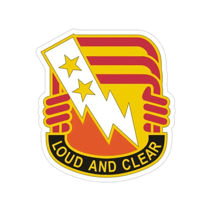 12 Signal Group (U.S. Army) Transparent STICKER Die-Cut Vinyl Decal 6 Inch - The Sticker Space