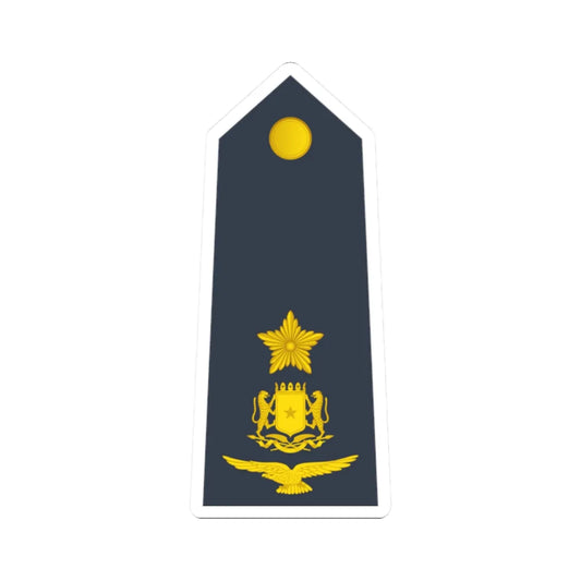 12 Somali Air Force LTC (Mali) (Military Rank) STICKER Vinyl Kiss-Cut Decal 2 Inch White - The Sticker Space