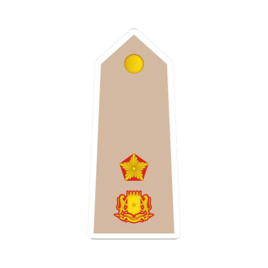 12 Somali Army LTC (Mali) (Military Rank) STICKER Vinyl Kiss-Cut Decal 2 Inch White - The Sticker Space