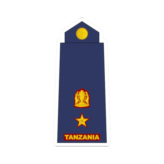 12 Tanzania Air Force LTC (Tanzania) (Military Rank) STICKER Vinyl Kiss-Cut Decal 2 Inch White - The Sticker Space