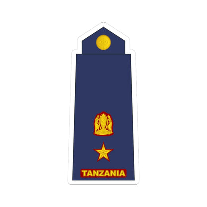 12 Tanzania Air Force LTC (Tanzania) (Military Rank) STICKER Vinyl Kiss-Cut Decal 3 Inch White - The Sticker Space