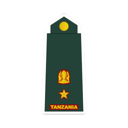 12 Tanzania Army LTC (Tanzania) (Military Rank) STICKER Vinyl Kiss-Cut Decal 2 Inch White - The Sticker Space