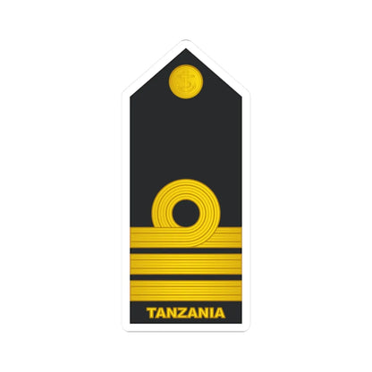 12 Tanzania Navy CDR (Tanzania) (Military Rank) STICKER Vinyl Kiss-Cut Decal 2 Inch White - The Sticker Space