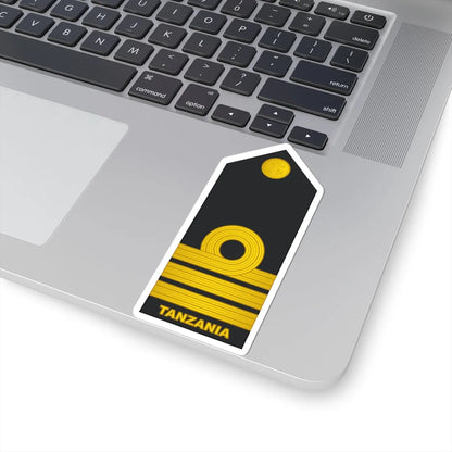 12 Tanzania Navy CDR (Tanzania) (Military Rank) STICKER Vinyl Kiss-Cut Decal - The Sticker Space