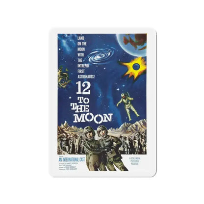 12 TO THE MOON 1960 Movie Poster - Refrigerator Magnet - The Sticker Space