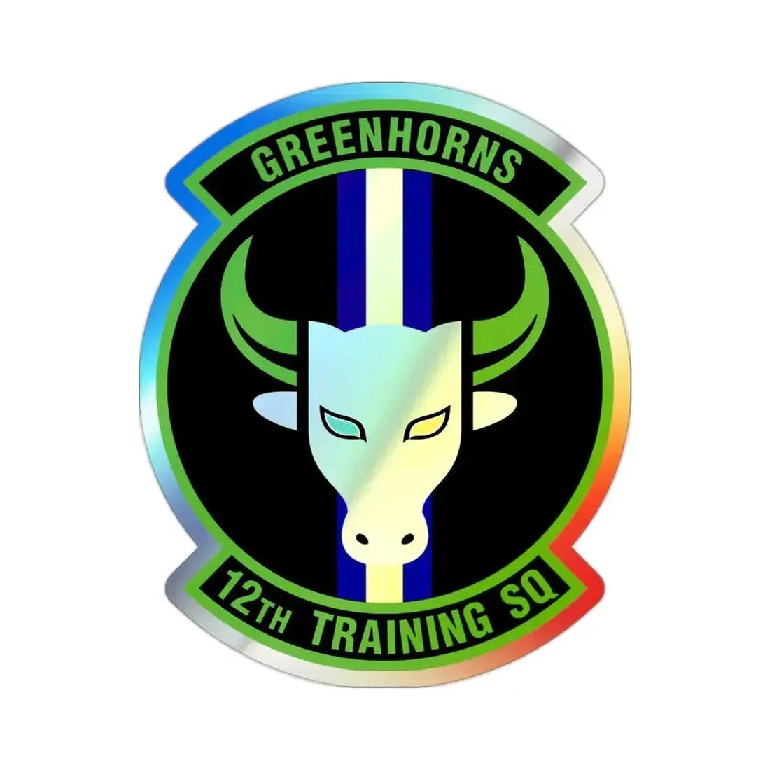 12 Training Sq AETC (U.S. Air Force) Holographic STICKER Die-Cut Vinyl Decal - The Sticker Space