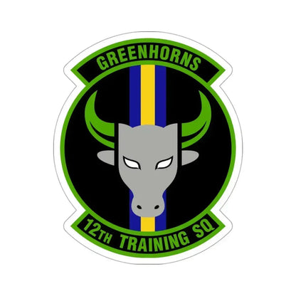 12 Training Sq AETC (U.S. Air Force) STICKER Vinyl Die-Cut Decal 3 Inch - The Sticker Space