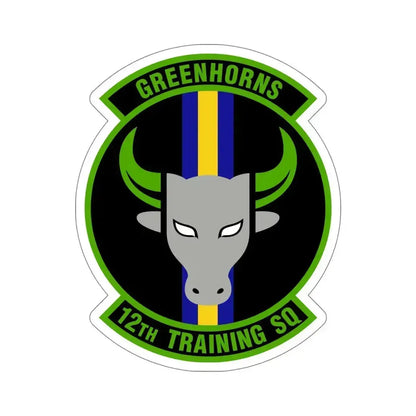 12 Training Sq AETC (U.S. Air Force) STICKER Vinyl Die-Cut Decal 6 Inch - The Sticker Space