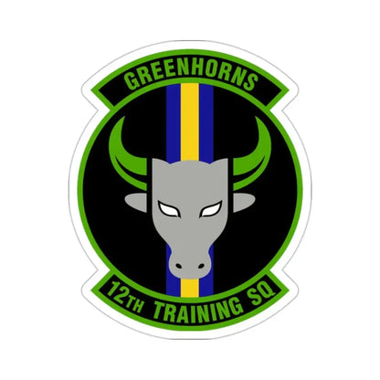 12 Training Sq AETC (U.S. Air Force) STICKER Vinyl Die-Cut Decal - The Sticker Space