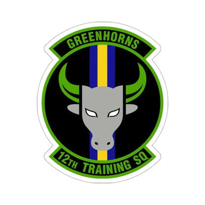 12 Training Sq AETC (U.S. Air Force) STICKER Vinyl Die-Cut Decal - The Sticker Space